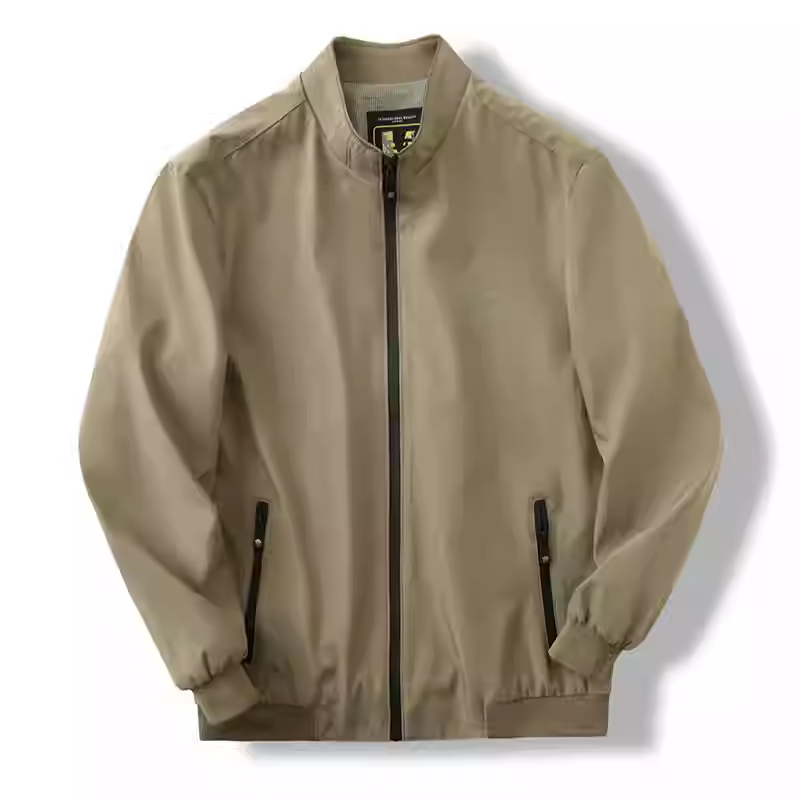 Spring new arrival: Men's simple and stylish stand-collar business casual jacket.