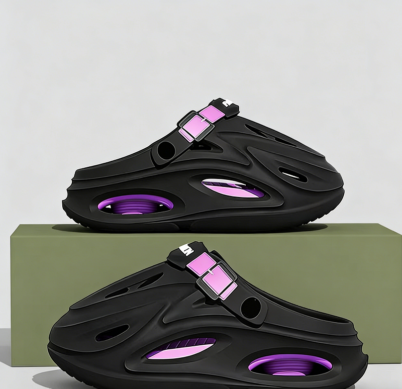 Soft-Soled, Closed-Toe Beach Slides