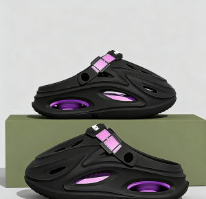 Soft-Soled, Closed-Toe Beach Slides