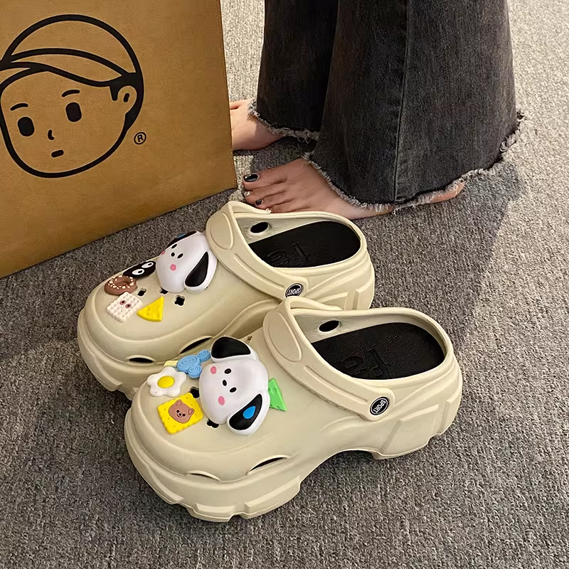 Thick-Soled, Height-Increasing, Non-Slip, Odor-Resistant Slippers